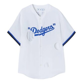 Off-White x New Era x MLB Tripartite Crossover T-Shirt “White Blue”