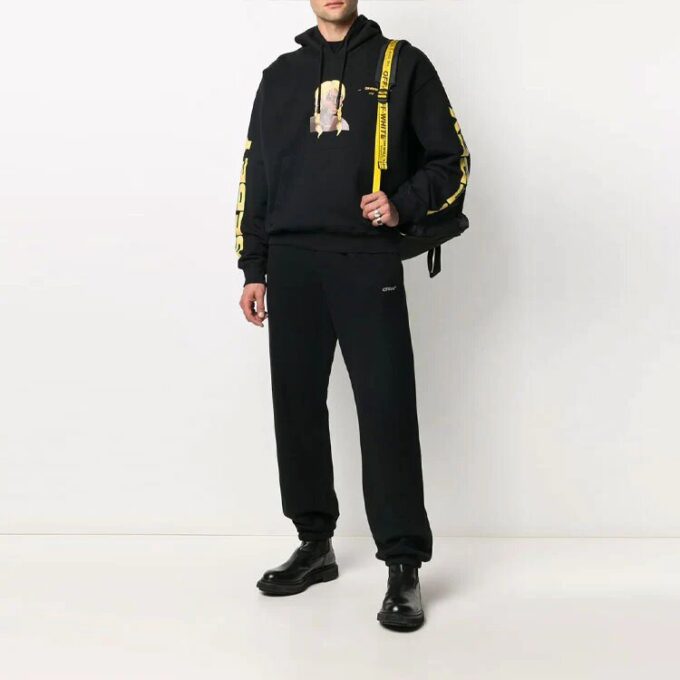 Off-White x Theophilus London Crossover Bebey Printing Casual Cozy Black
