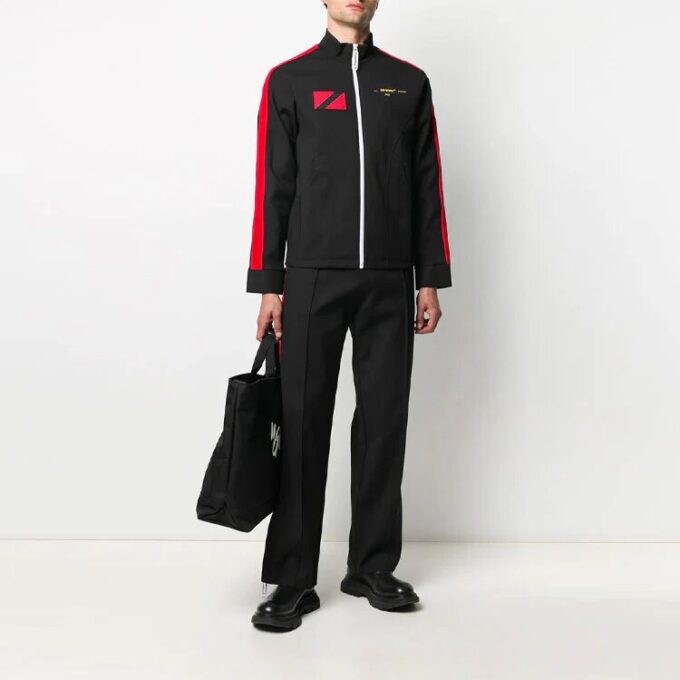 Off-White x Theophilus London Crossover Side Sports Pants Black