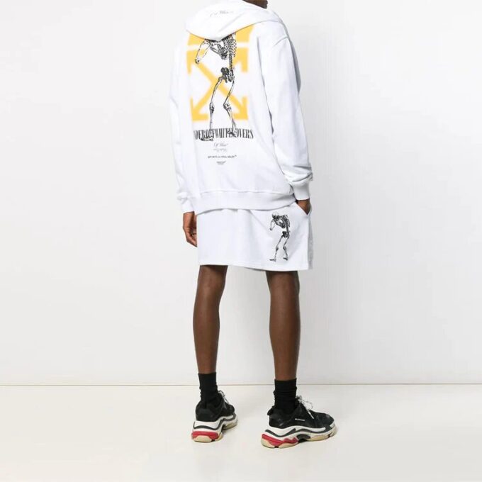 Off-White x UNDERCOVER Crossover Double Sided Logo Printing White