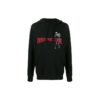 Off-White x UNDERCOVER Crossover Skeleton Printing hooded Long Sleeves Black