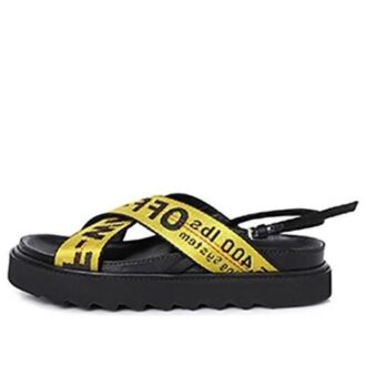Off-White Yellow Slippers Off-White Yellow Slippers