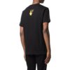 Oil Painting Print Round Neck Short Sleeve T-Shirt “Black”