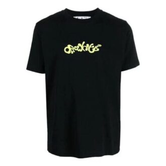 Opposite Arrow Slim Short-Sleeve Tee “Black/Lime”