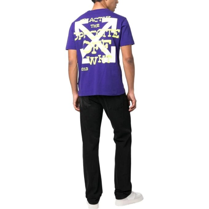 Opposite Arrow Slim T-Shirt “Purple”