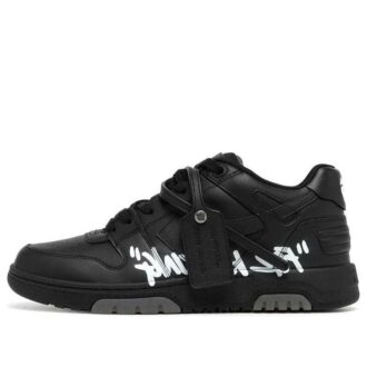 Out Of Office For Walking Low-Tops “Black White”