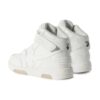 Out Of Office Leather HighTop Sneaker “White”