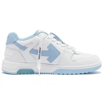 Out Of Office Leather Sneaker “White Blue”