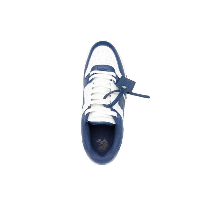 Out Of Office Leather Sneakers “Navy White”