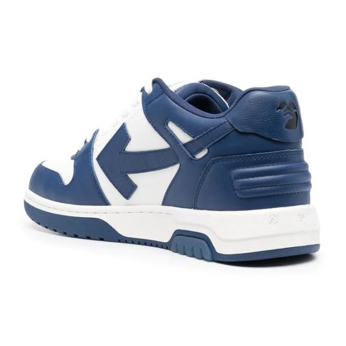 Out Of Office Leather Sneakers “Navy White”