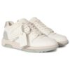Out Of Office Leather Sneakers “White Grey”