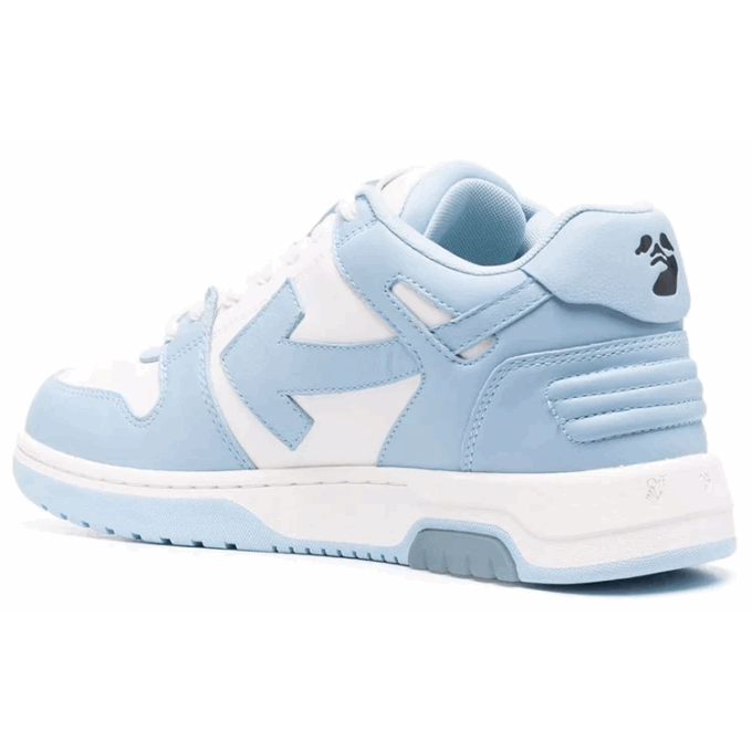 Out Of Office Low Calf Leather “White Blue”