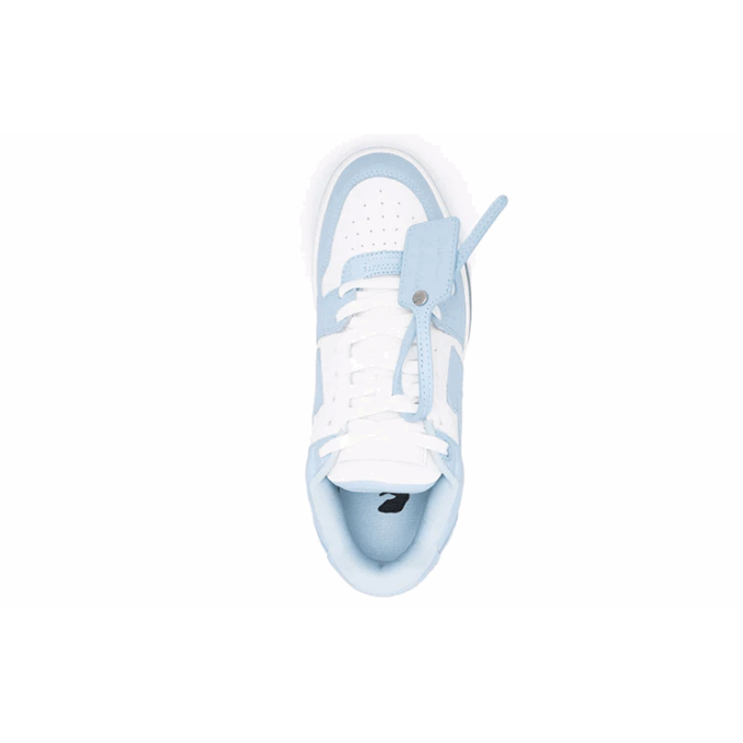 Out Of Office Low Calf Leather “White Blue”