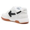 Out Of Office Low Leather Sneaker “White Black”