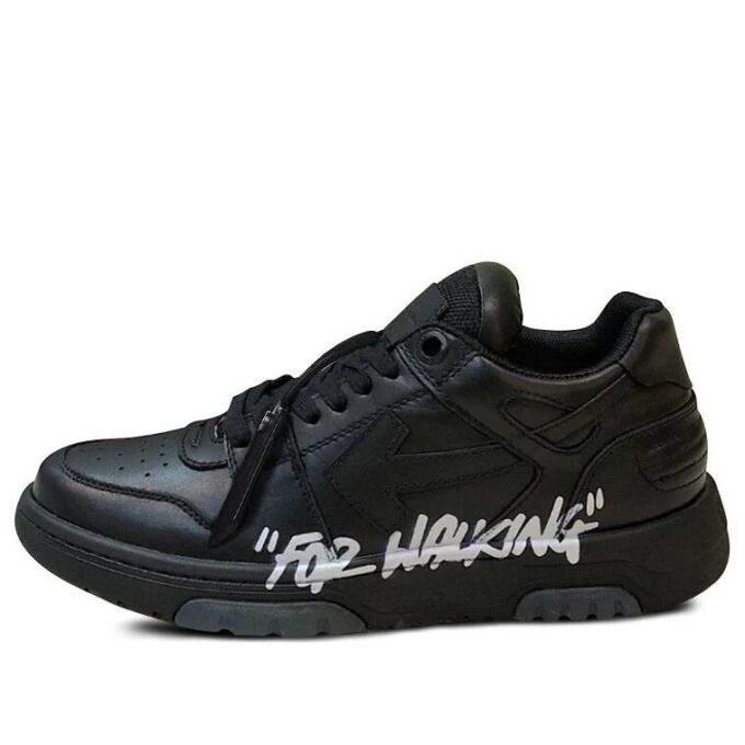 Out Of Office Low-Top For Walking Sneaker “Black White”