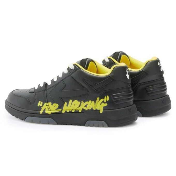 Out Of Office Low-Top For Walking Sneaker “Black Yellow”