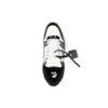 Out Of Office Low-Top Patent Sneaker “Black White”