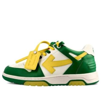 Out Of Office Low-Top Sneaker “Green Yellow White”