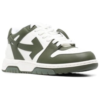 Out Of Office Low-Top Sneaker “Olive Green White”