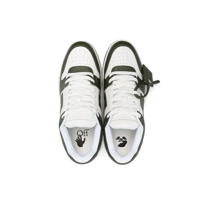 Out Of Office Low-Top Sneaker “Olive Green White”