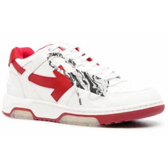 Out Of Office Low-Top Sneaker “White Red”