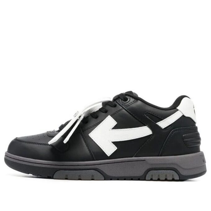 Out Of Office Low-Top Sneakers “Black White”