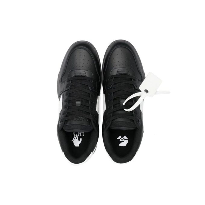 Out Of Office Low-Top Sneakers “Black White”