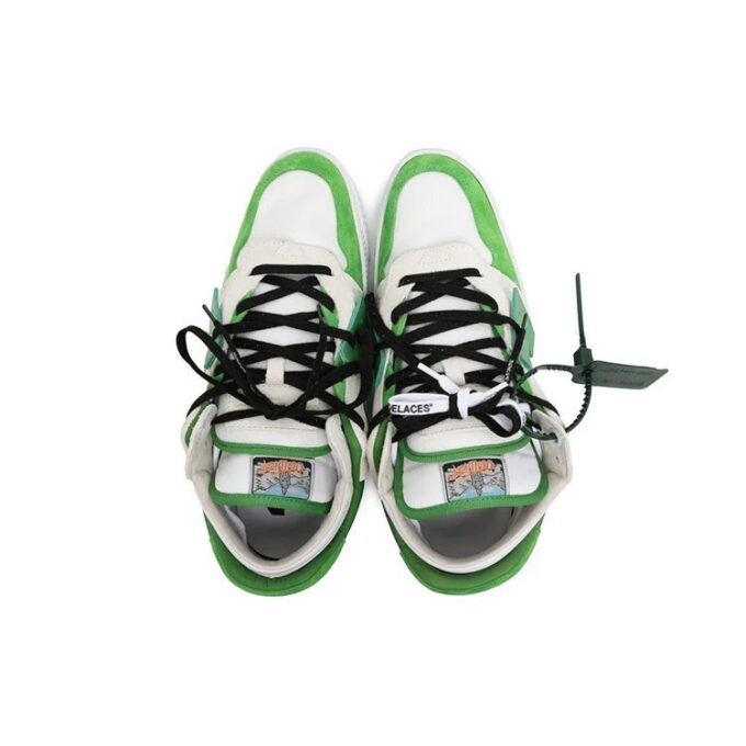 Out Of Office Low-Top Sneakers “Green White Black”