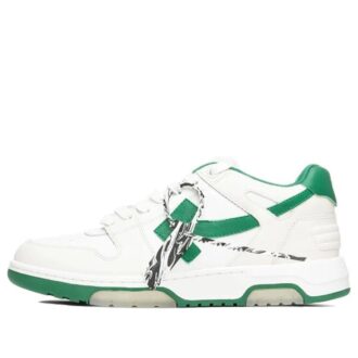 Out Of Office Low Top Sneakers White/Green