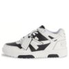 Out Of Office OOO Low Tops “Black White”