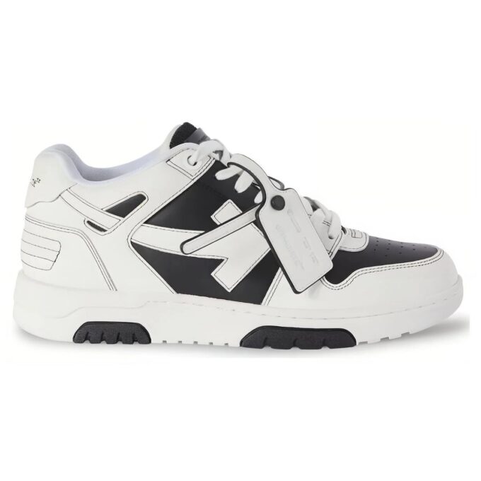 Out Of Office OOO Low Tops “Black White”