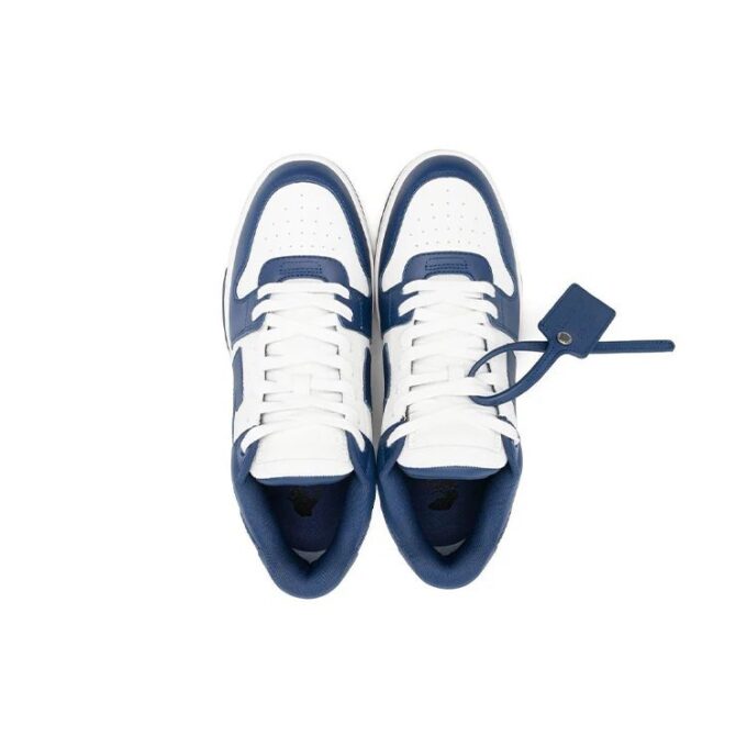 Out Of Office Panelled Lace-Up Sneakers “Blue White”