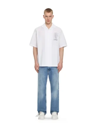 Outline Double Arrow Bowling Shirt