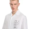 Outline Double Arrow Bowling Shirt Outline Double Arrow Bowling Shirt