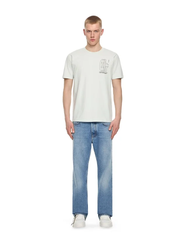 Outline Double Arrow Slim T-shirt Outline Double Arrow Slim T-shirt