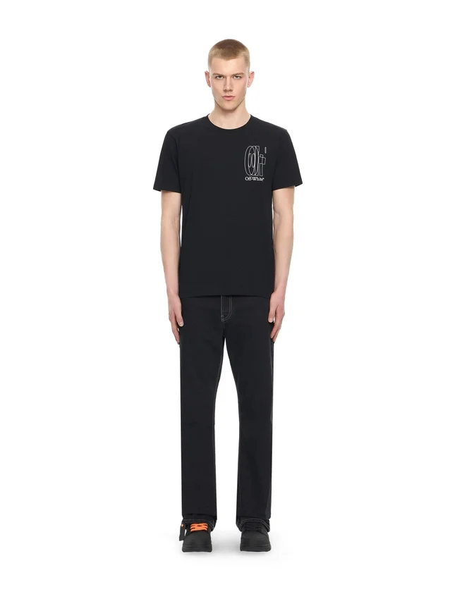Outline Double Arrow Slim T-shirt Outline Double Arrow Slim T-shirt