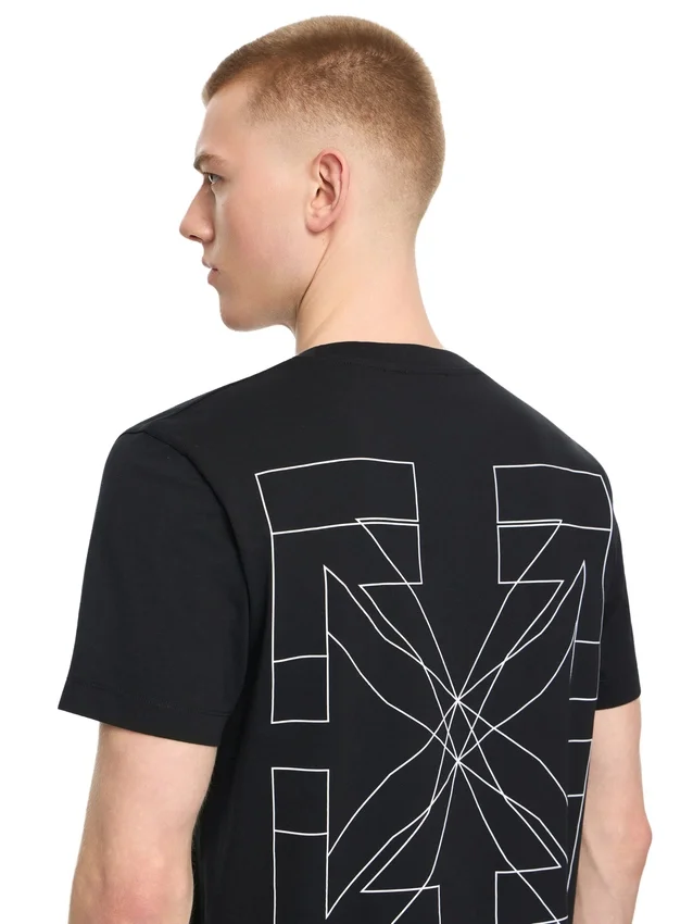 Outline Double Arrow Slim T-shirt Outline Double Arrow Slim T-shirt