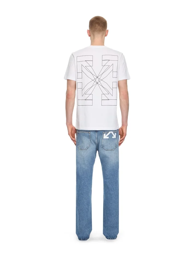 Outline Double Arrow Slim T-shirt Outline Double Arrow Slim T-shirt