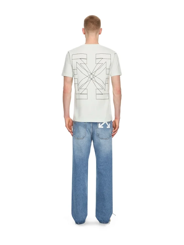 Outline Double Arrow Slim T-shirt Outline Double Arrow Slim T-shirt