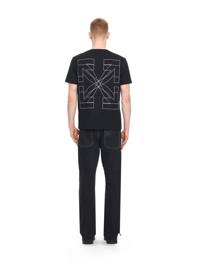 Outline Double Arrow Slim T-shirt Outline Double Arrow Slim T-shirt