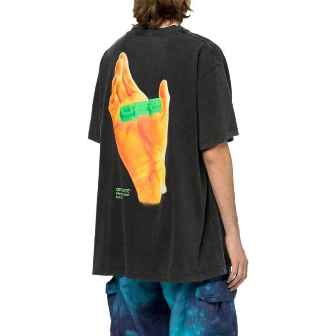 Oversized Fit Hand Black/Multicolor