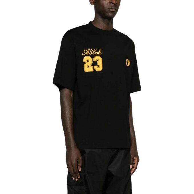 OW 23 Skate logo-print Cotton T-shirt “Black”