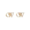 OW EARRINGS W/ STRASS OW EARRINGS W/ STRASS