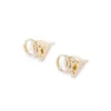 OW EARRINGS W/ STRASS OW EARRINGS W/ STRASS