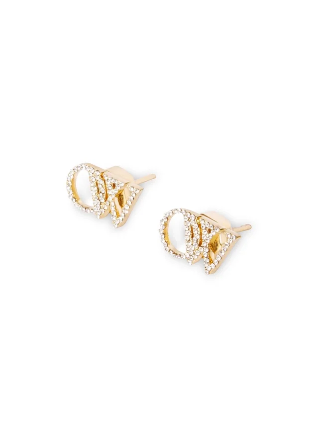 OW EARRINGS W/ STRASS OW EARRINGS W/ STRASS