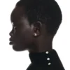 OW EARRINGS W/ STRASS OW EARRINGS W/ STRASS