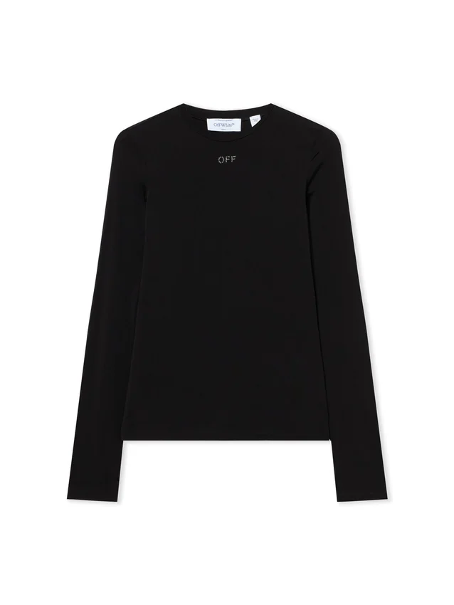 OW X Swarovski Second Skin Crewneck OW X Swarovski Second Skin Crewneck