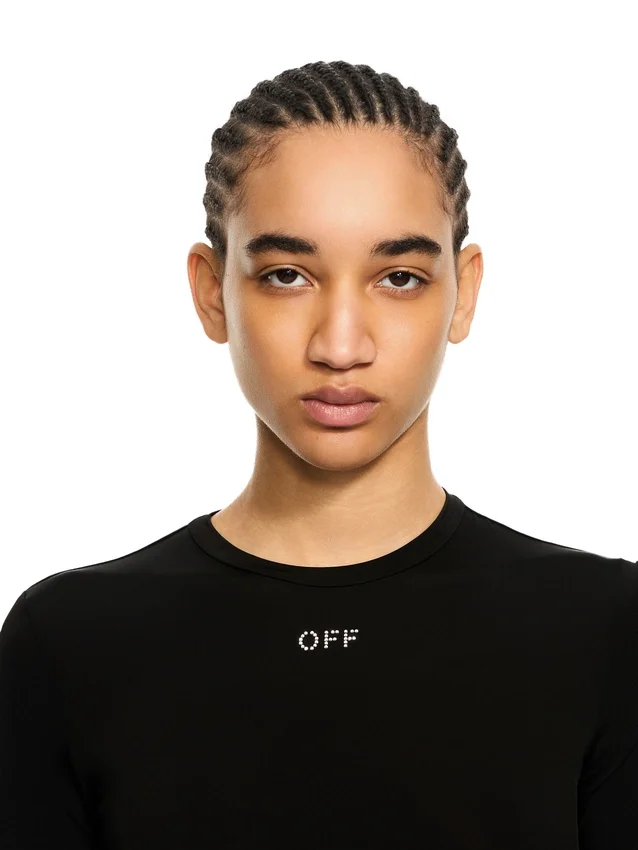 OW X Swarovski Second Skin Crewneck OW X Swarovski Second Skin Crewneck