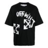 Paint Script Oversized Skate T-Shirt “Black”