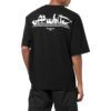 Paint Script Oversized Skate T-Shirt “Black”